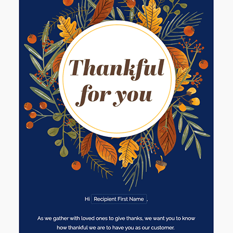 Thanksgiving Let’s Catch Up Business eCard